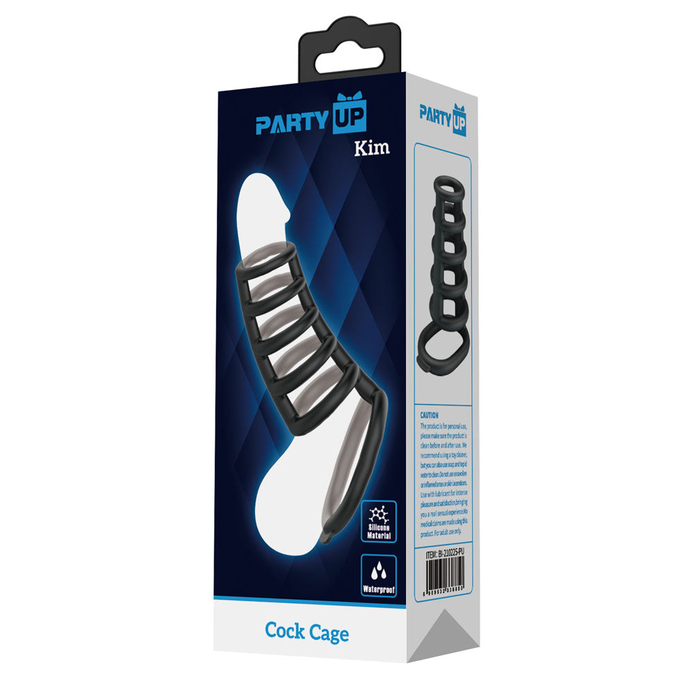 Party Up Kim Cock Cage Cock Ring Extender for Intense Pleasure COCK RINGS