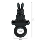 Party Up LEO (Black) – Vibrating Rabbit Cock Ring > Cock Ring > Vibrating
