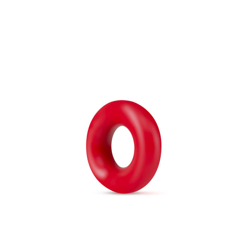 Stay Hard Red Donut Rings Male Cock Ring Durable and Stretchy > Cock Ring > Single