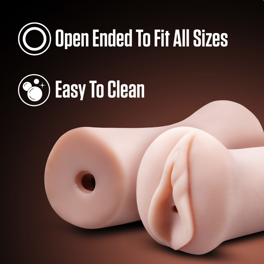 Ashlynn Beige Male Stroker Made with Ultra-Soft X5 Plus Material > Sex Toys For Men > Masturbators > Manual