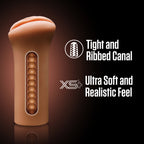 Enlust Molly Tan Male Stroker Soft X5 Plus Material Sleeve > Sex Toys For Men > Masturbators > Manual