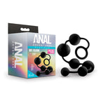 Platinum Silicone Large Black Anal Beads - 16 Inch > Anal Range > Oversized Anal Toys