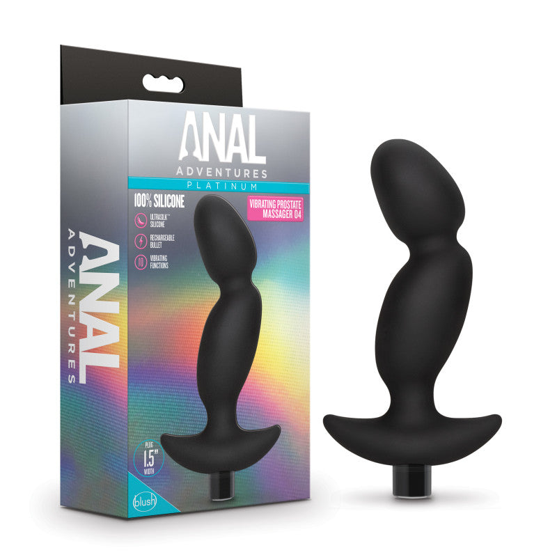 Anal Adventures Vibrating Silicone Prostate Massager 04 > Anal Range > Prostate Plugs