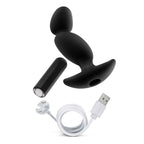 Anal Adventures Vibrating Silicone Prostate Massager > Anal Range > Prostate Plugs