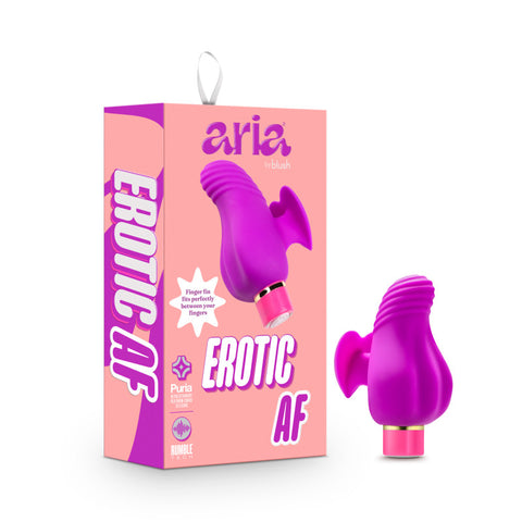 Aria Erotic Af Plum USB Rechargeable Stimulator Purple STIMULATORS
