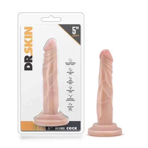 Dr Skin 5 Inch Mini Cock Vanilla Flavor Adult Intimacy Toy Dongs Realistic