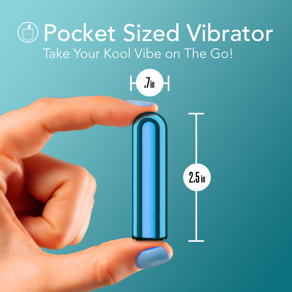 Kool Vibes Rechargeable Mini Bullet Vibrator Blueberry BULLETS