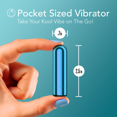 Kool Vibes Rechargeable Mini Bullet Vibrator Blueberry BULLETS
