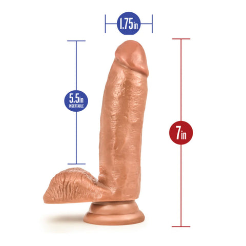 Loverboy - Manny The Fireman - Brown 17 cm (6.75'') Dong Dildos & Dongs