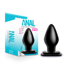 Anal Adventures XXL Plug (Black) – 14cm Insertable Large Tapered Butt Plug > Anal Range > Oversized Anal Toys