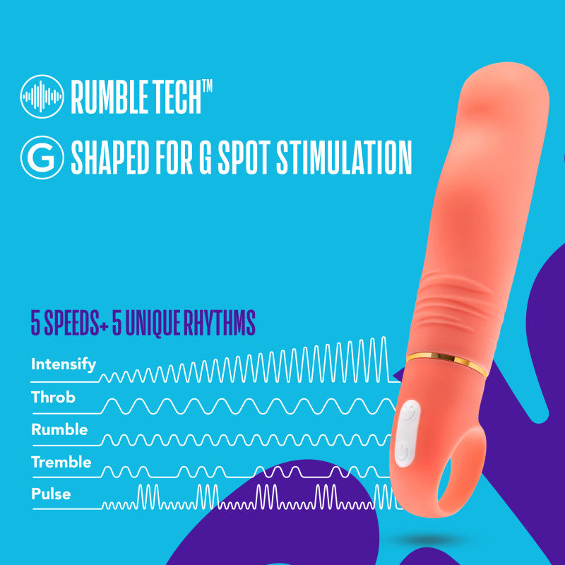 Aria Smokin' Af Coral 15.2 cm Vibrator > Sex Toys For Ladies > G-Spot Vibrators