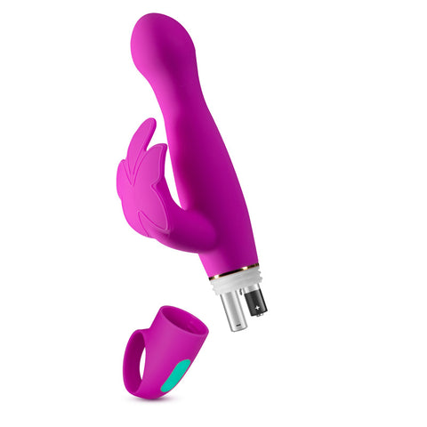 Aria Naughty AF Plum 18.4 cm Butterfly Vibrator VIBRATORS-RABBIT