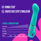 Aria Flirty Af Teal 16.5 Cm Vibrator > Sex Toys For Ladies > G-Spot Vibrators