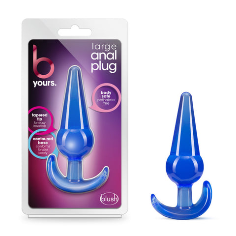 B Yours Large Blue Anal Plug for Comfortable Stretching > Anal Range > Butt Plugs