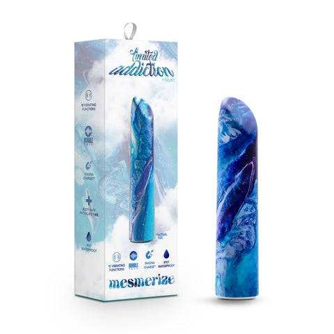 Limited Addiction Mesmerize Power Vibe Azure Wireless Vibrator > Vibrators > Mini Vibrators