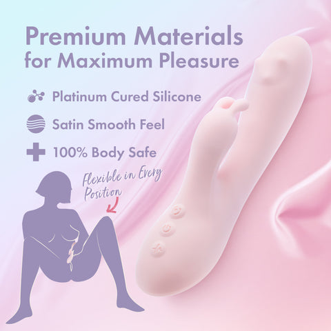 Play With Me Fairy Flutter Rechargeable Rabbit Vibrator VIBRATORS-RABBIT