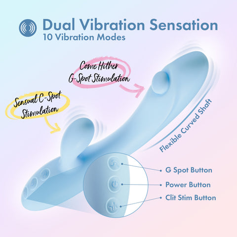 Play With Me Moondust Magic Rabbit Vibrator VIBRATORS-RABBIT
