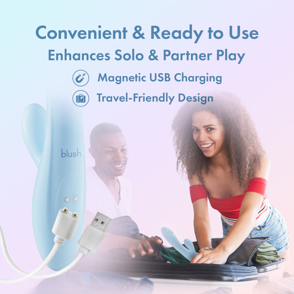Play With Me Moondust Magic 20.3cm Rabbit Vibrator | Poseable Design > Vibrators > Ladies > Rabbit