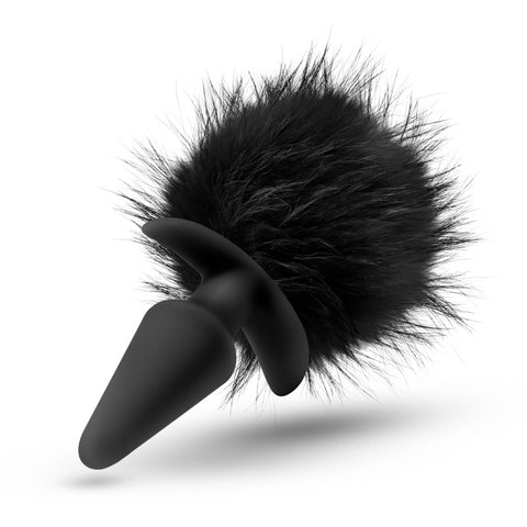 Anal Adventures Platinum Rabbit Tail Plug Tails
