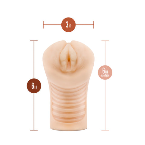M Elite Soft and Wet Annabella Vibrating Vagina Stroker Strokers - Auto