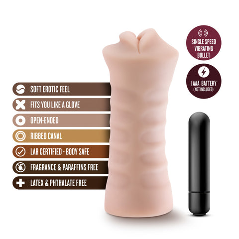 M For Men Skye Vibrating Mouth Stroker Strokers - Celebrity