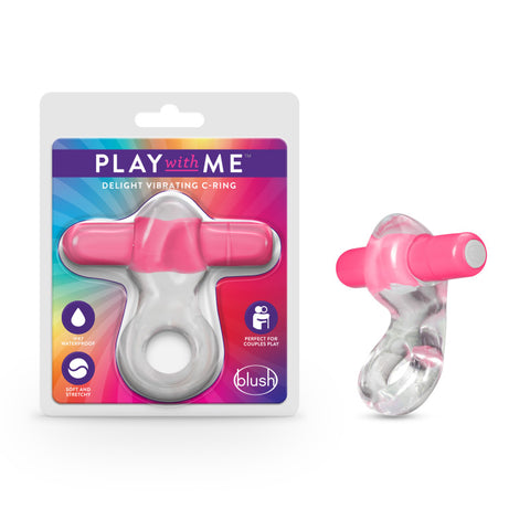Play With Me Vibrating Cock Ring Pink for Ultimate Pleasure Pink Cock Rings Vibrating