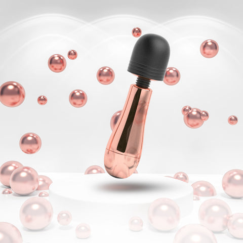 Lush Chloe USB Rechargeable Mini Massager Wand in Rose Gold Electric Massager
