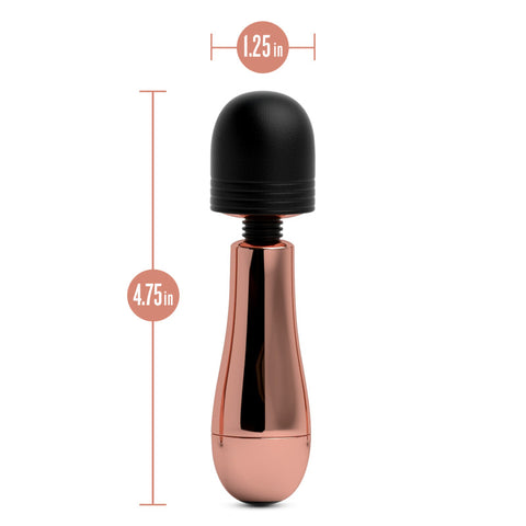 Lush Chloe USB Rechargeable Mini Massager Wand in Rose Gold Electric Massager