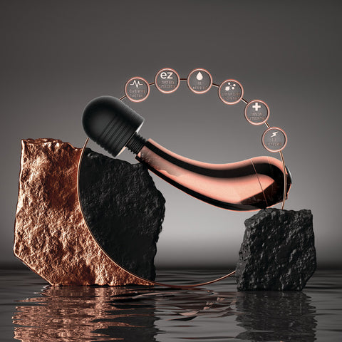Lush Callie USB Rechargeable Mini Massager Wand for Relaxation and Soothing Vibes Electric Massager