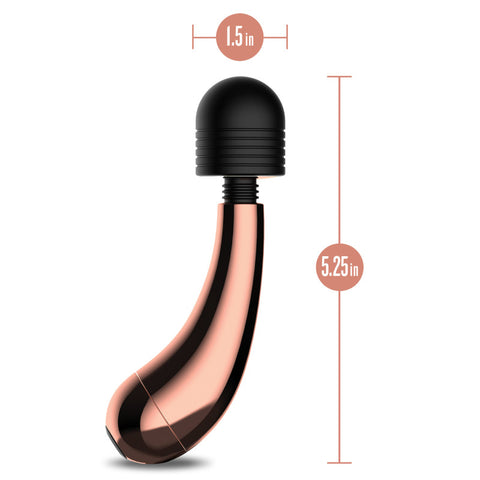 Lush Callie USB Rechargeable Mini Massager Wand for Relaxation and Soothing Vibes Electric Massager