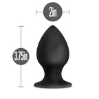 Anal Adventures Platinum Silicone Anal Stout Plug 3.75 Inch Large > Anal Range > Butt Plugs