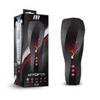 M for Men Storm (White) – Ribbed Masturbator Cup Vibrator with 7 Vibration Functions and Suction > Sex Toys For Men > Masturbators > Vibrating