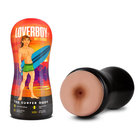 Loverboy The Surfer Dude Self-Lubricating Stroker for Men Flesh Strokers - Manual