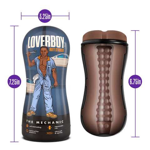 Loverboy The Mechanic Self Lubricating Stroker for Men Strokers - Manual
