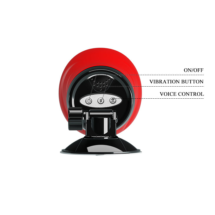 Crazy Bull Delia Vibrating Stroker Vibrating Vagina Stroker with Suction Base Strokers - Auto