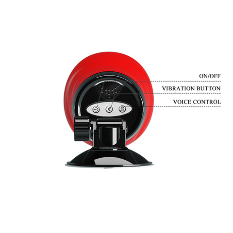 Crazy Bull Delia Vibrating Stroker Vibrating Vagina Stroker with Suction Base Strokers - Auto