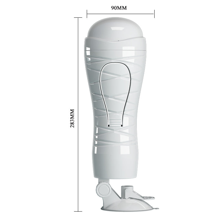 Flora Squeezable Vagina Stroker with Suction Base for Men Strokers - Manual