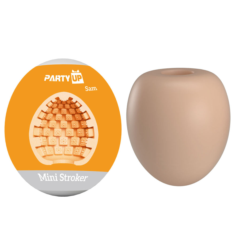 Party Up SAM Mini Stroker – Mini Stroker Flesh > Sex Toys For Men > Masturbators Cup
