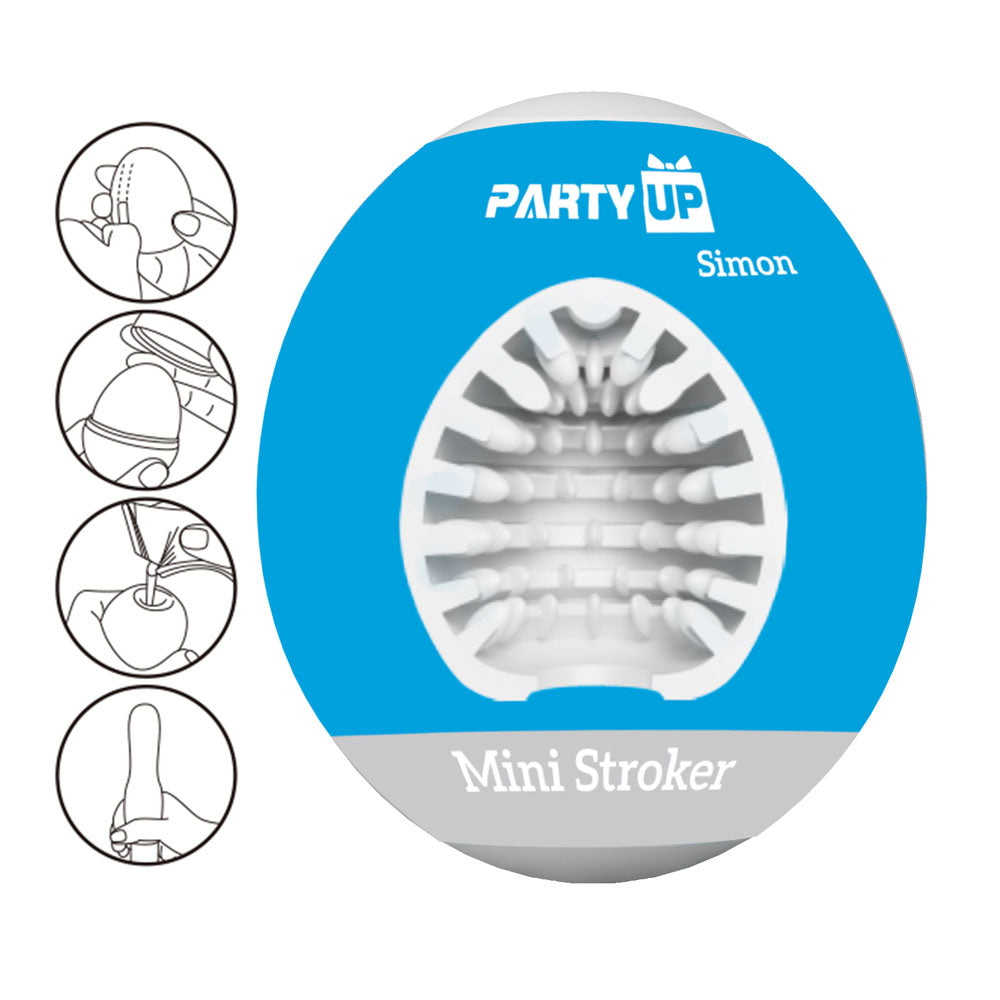 Party Up Simon Mini Stroker Adult Sex Toy Strokers - Cup|Egg