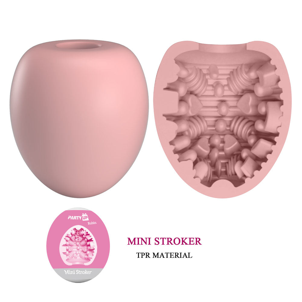 Party Up Robin Mini Stroker Compact Adult Sex Toy Strokers - Cup|Egg