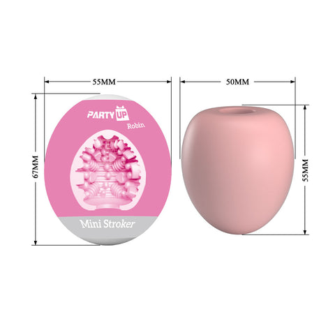 Party Up Robin Mini Stroker Compact Adult Sex Toy Strokers - Cup|Egg