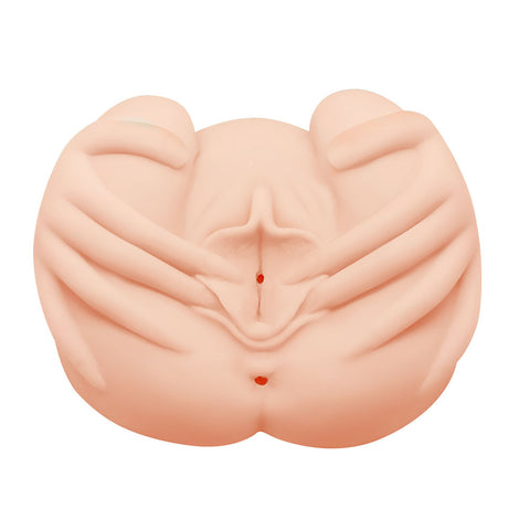 Crazy Bull Vibrating Spread Torso Masturbator Realistic Skin Color Adult Sex Toy Strokers - Manual