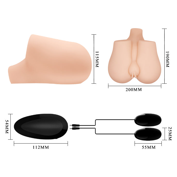 Crazy Bull Vibrating Missionary Torso – Vibrating Masturbator > Sex Toys For Men > Assbators