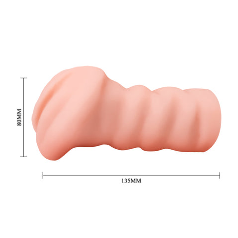 Crazy Bull Leila Vagina Stroker Realistic Flesh Color Adult Toy Strokers - Manual