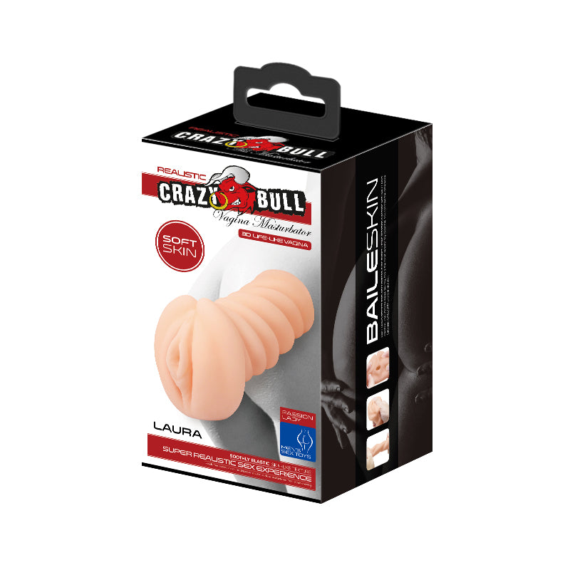 Crazy Bull Laura – Small Portable Vagina Stroker > Sex Toys For Men > Masturbators > Manual