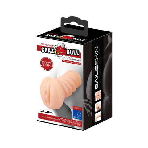 Crazy Bull Laura – Small Portable Vagina Stroker > Sex Toys For Men > Masturbators > Manual