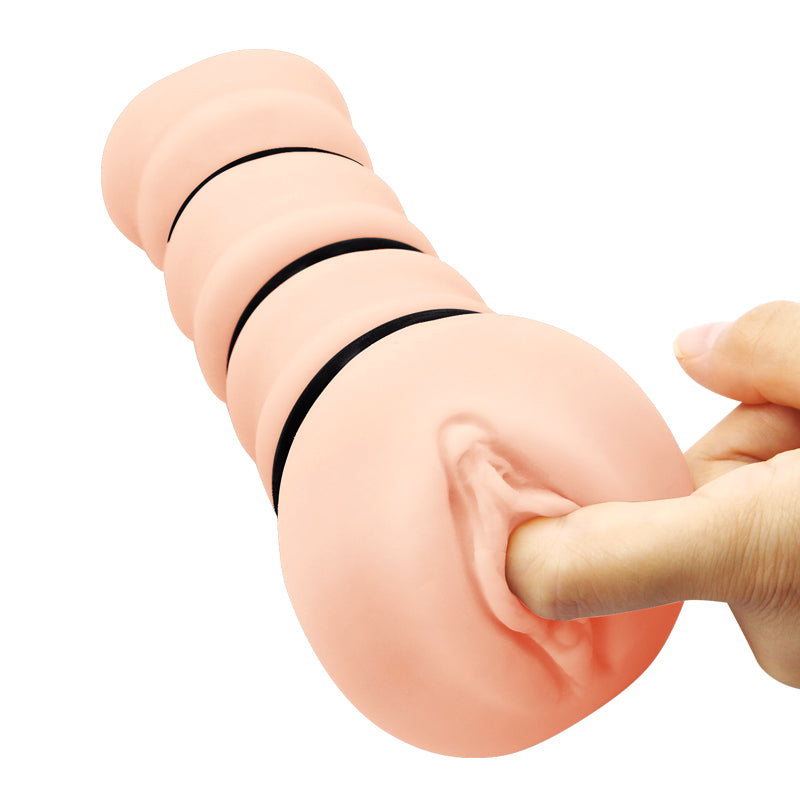 Crazy Bull Rossi Vagina Stroker with Tightening Rings for Enhanced Pleasure Strokers - Manual