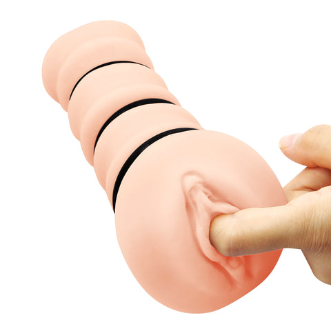Crazy Bull Rossi Vagina Stroker with Tightening Rings for Enhanced Pleasure Strokers - Manual