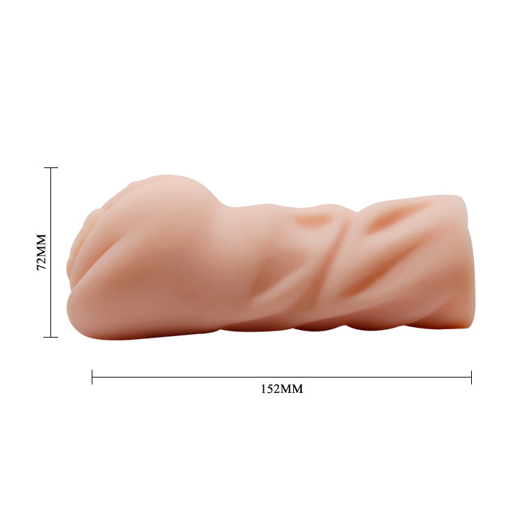 Crazy Bull Mavis Vagina Stroker Flesh Color Adult Pleasure Toy Strokers - Manual