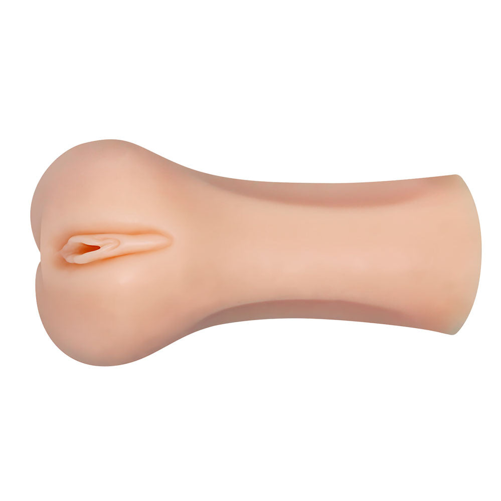 Crazy Bull Modesty Vagina Stroker 6 Inch Realistic Skin Tone Adult Toy Strokers - Manual
